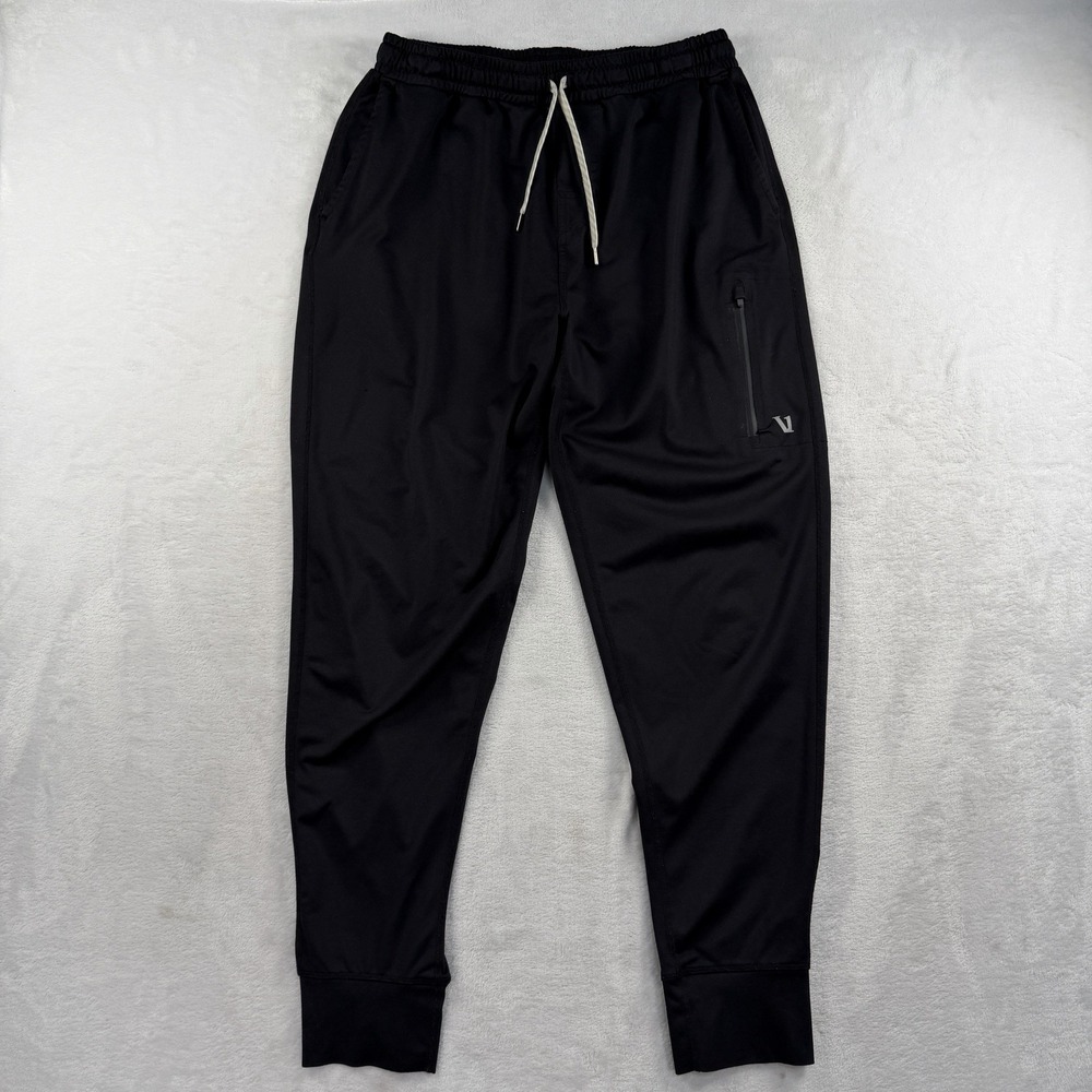 Vuori Sunday Performance Jogger Pants Mens Medium Athletic Zip V416 Drawstring - Picture 1 of 7